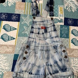 Dickies shorts overalls acid washed